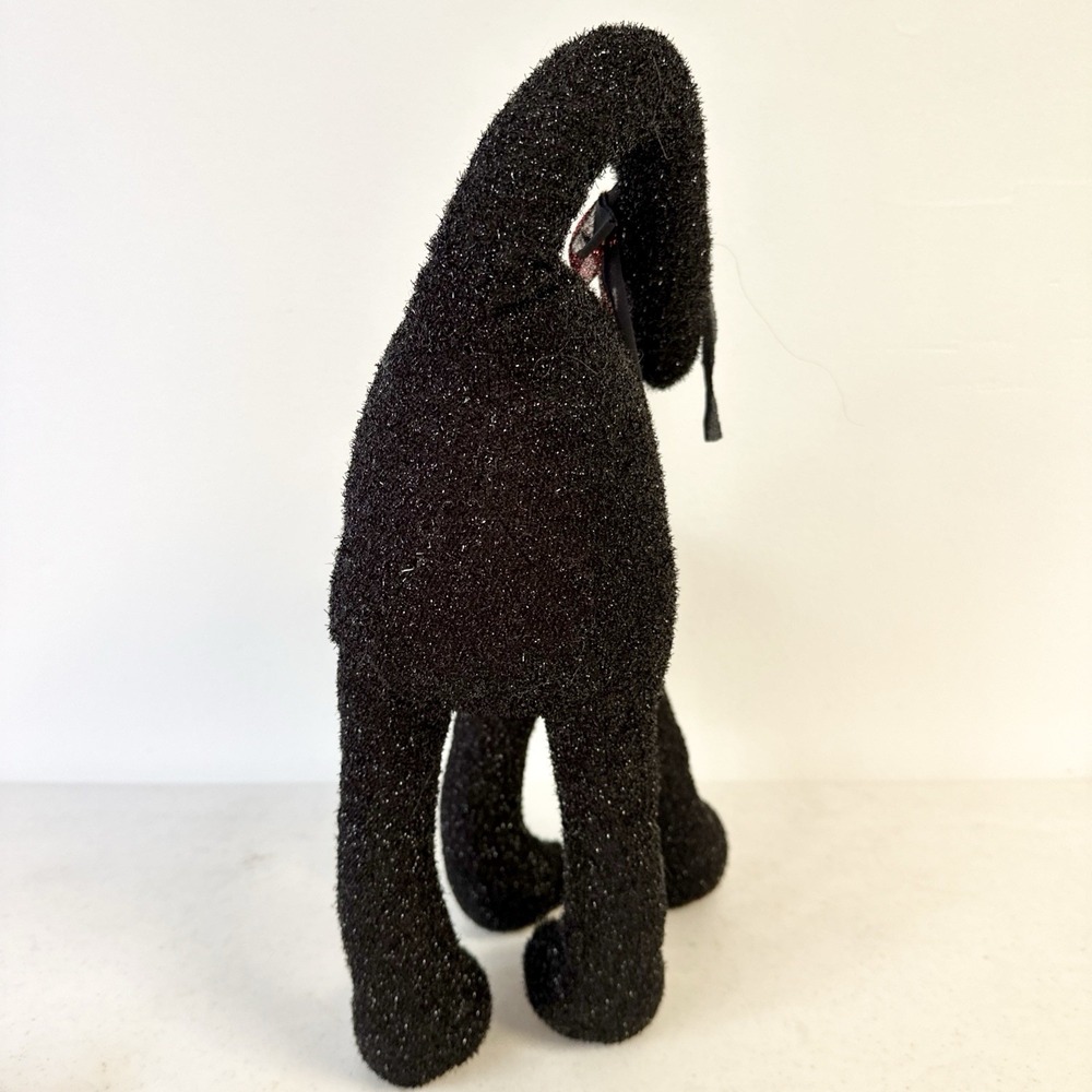 Kids of America 14.5" Black Halloween Cat Metallic Vintage 2000 Plush Toy - Picture 9 of 11